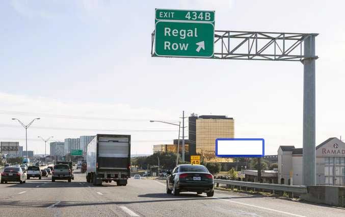 Location photo for N Stemmons Fwy near Regal Row @ Ih 35 - W - FS (Dallas)