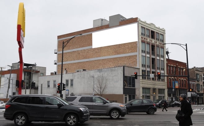 Location photo for N Milwaukee Ave near Milwaukee & Western, Bucktown (Chicago)