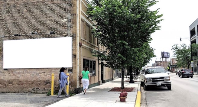 Location photo for N Milwaukee Ave near St Wenceslaus Catholic Church, Avondale (Chicago)