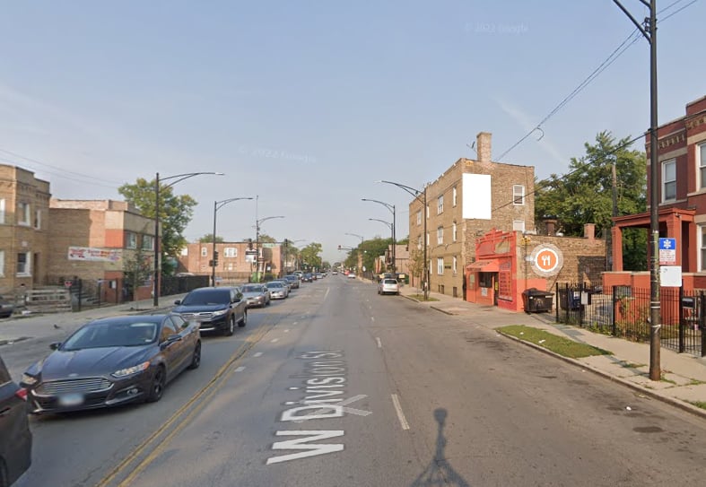 Location photo for W Division St near Division & Hamlin, Humboldt Park (Chicago)