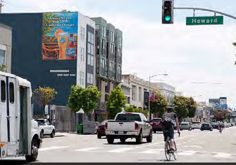 Billboard near San Francisco Pride
