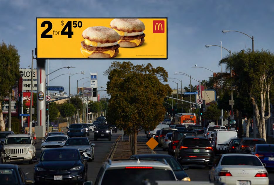 FULL MOTION Digital Bulletin Network in Inglewood, CA