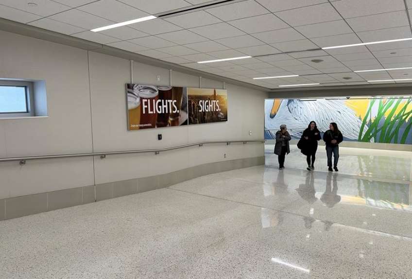 Concourse A & B - 2 Tension Fabric Displays