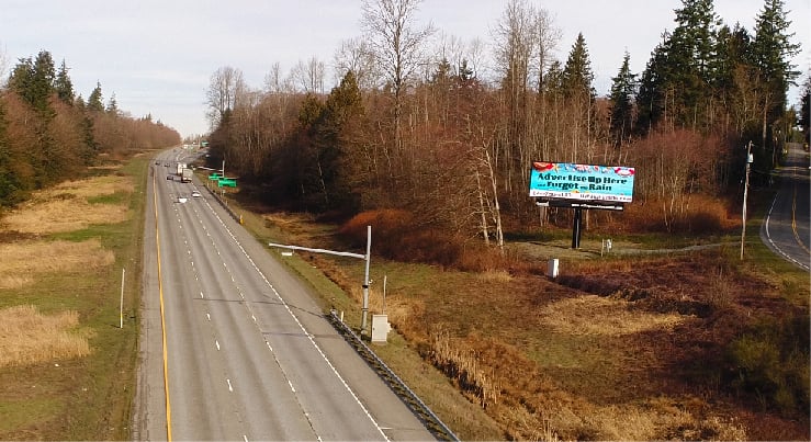 Facing North I-5, Skagit County toward Highway 532 Media