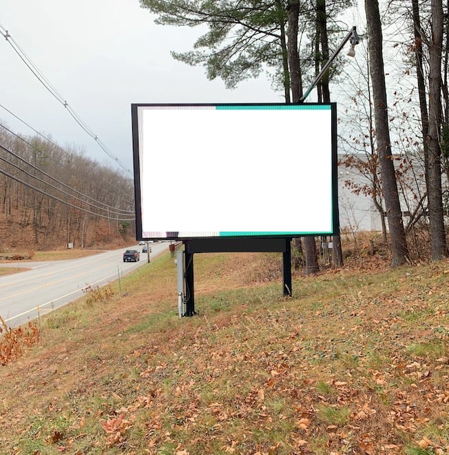 Billboard near Laconia Motorcycle Week 2026