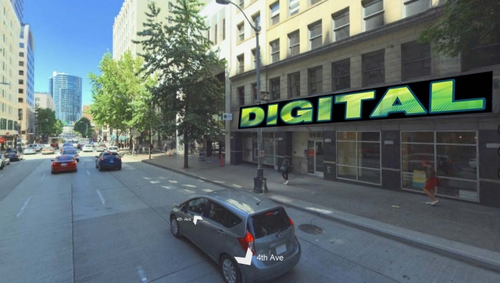 Location photo for 4th Ave near Museum of Illusions - Seattle, Downtown Seattle (Seattle)