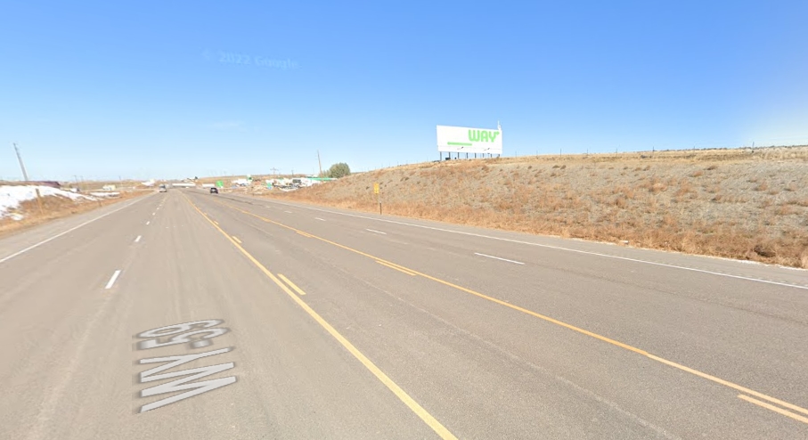 Location photo for WY-59 near Wright Centennial Museum (Gillette)