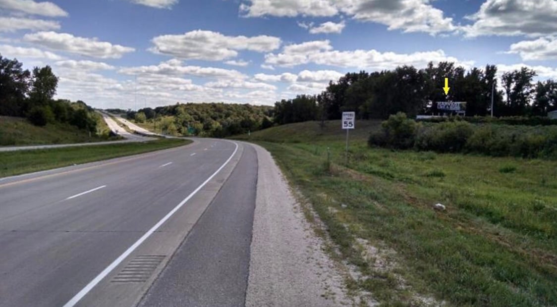 Location photo for US 169 0.2 mi S/O SR 7 WS F/N