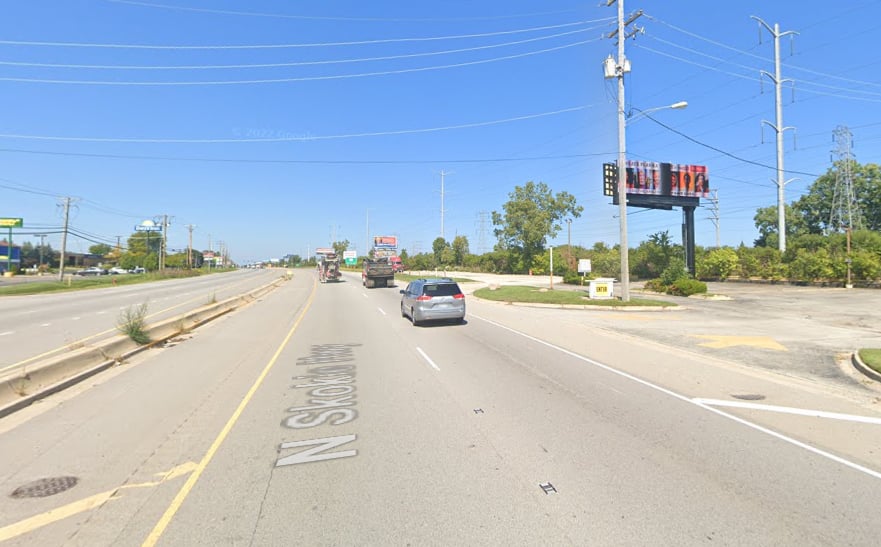 Location photo for Skokie Hwy near Wyoming Avenue, Great Lakes (Lake Bluff)
