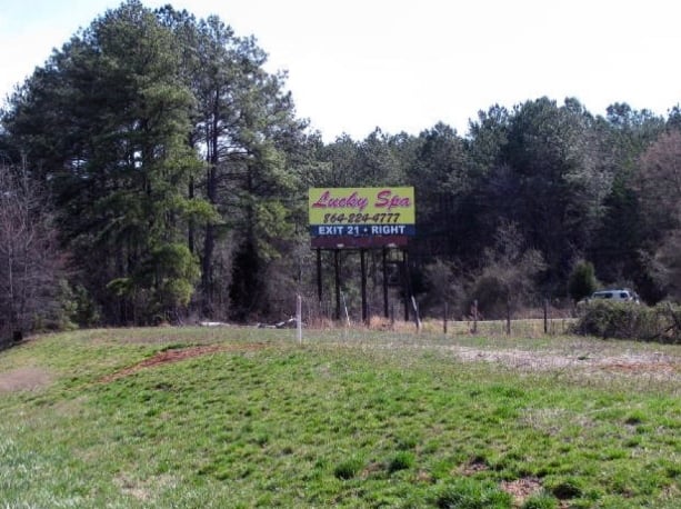East Side of I-85 at mile marker 20.2 - S/F RR Media