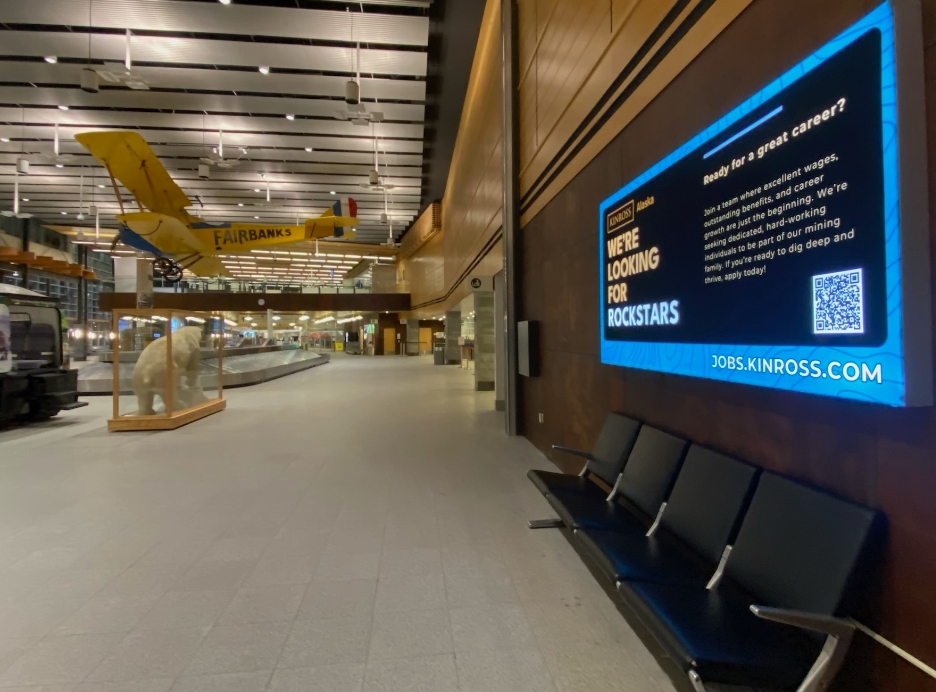 Static at Baggage Carousel, Fairbanks International Airport