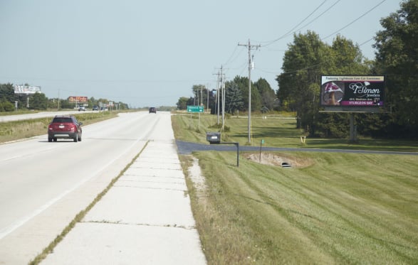 STH 42/57, .10 mi s/o Idlewild Rd. E/S, S/F Media