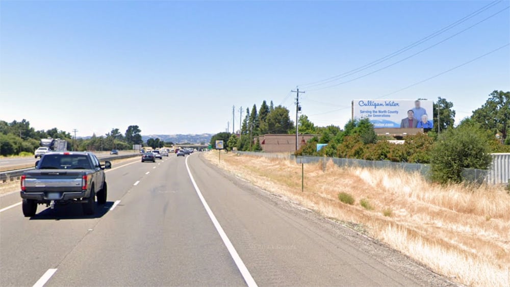 Northbound 101 traffic heading towards Templeton Media