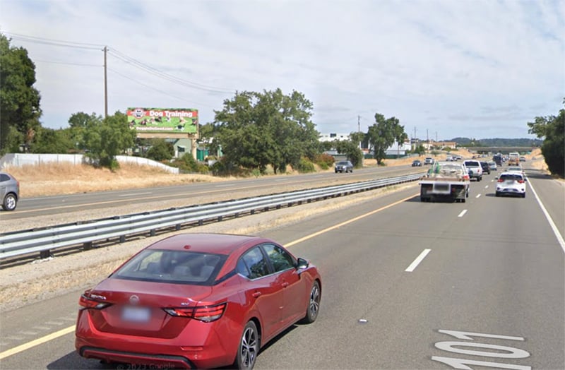 Southbound 101 traffic heading towards San Luis Obispo Media