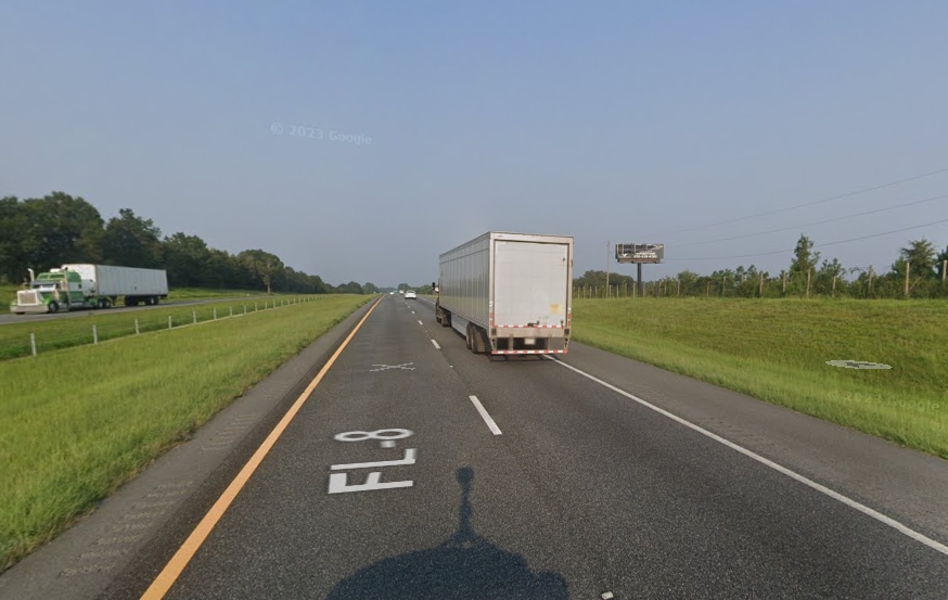 Location photo for I-10 west of Chipley Exit 120 on south side of Interstate