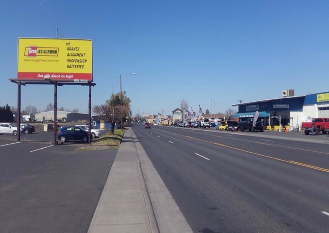 Billboard near Pendleton Round-Up