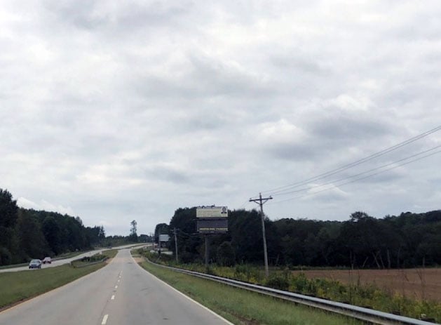 Hwy 76/123 0.6 mile South of Hwy 11 - Top panel - E/F RR Media