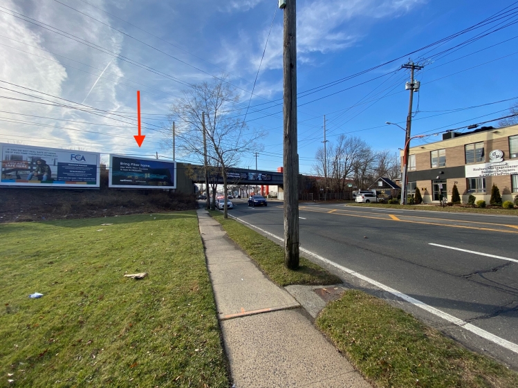 Location photo for Hicksville: on Old Country Rd & Kreamer St & LIRR, facing east