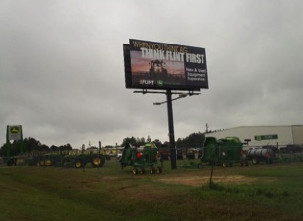 Hwy. 82 E. at John Deere; west end of property - W/S E/F RR