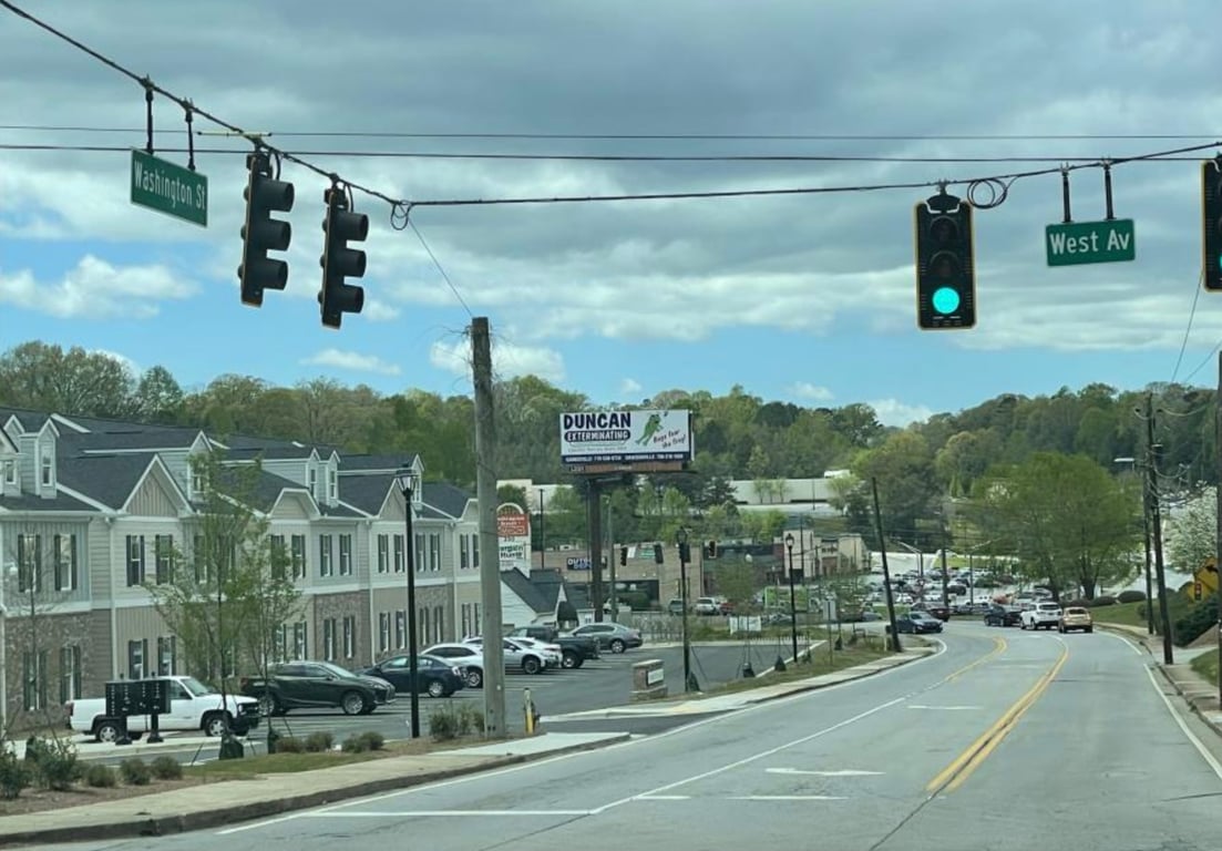 Location photo for Washington St NW near Washington Square Shopping Center (Gainesville)