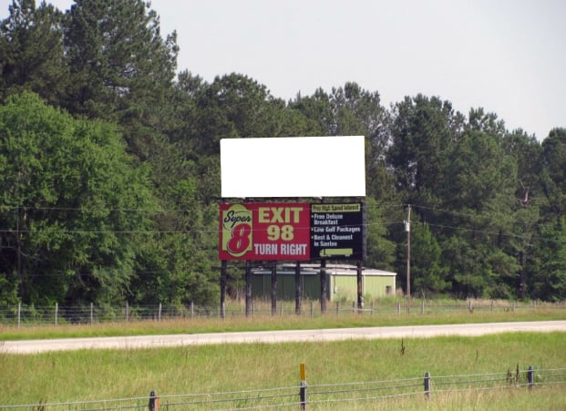 West Side of I-95 at mile marker 91.4 south of Santee - Top panel - N/F RR