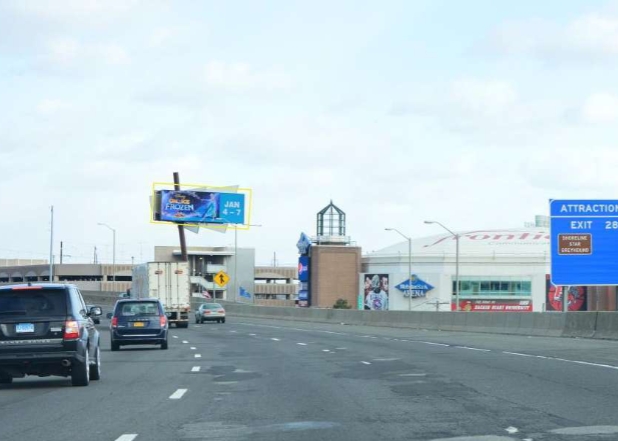 I-95 n/b @ Total Mortgage Arena N/O Rt 8 Connector ES, Bridgeport FS Media
