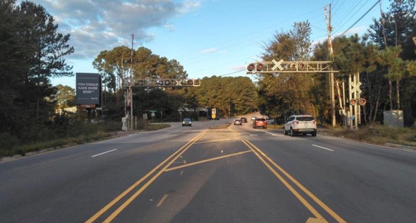 Location photo for New Hope Church Rd near New Hope Church Rd at Atlantic Ave (EB), North Hills (Raleigh)