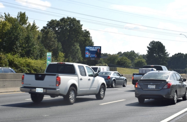 Location photo for Charlotte: I E/S I-77 MM 5.5 at Exit 6, 0.50 mi S/O Billy Graham Pkwy.