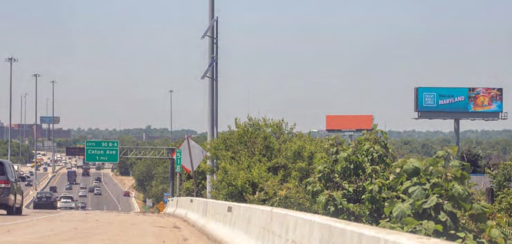 Location photo for Western Ave near MONROE ST & WICOMICO ST fs nb, Carroll - Camden Industrial Area (Baltimore)