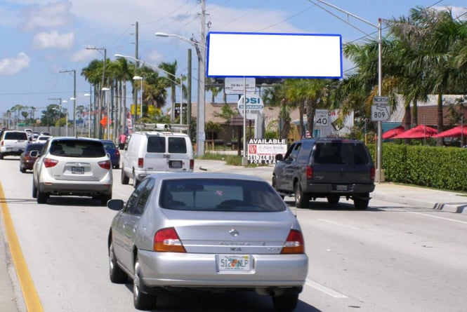 Location photo for Military Trail 1056.00 ft N/O Southern Blvd E/S F/S