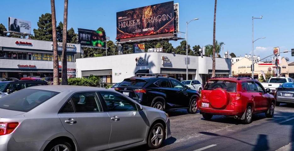 Location photo for W Sunset Blvd near Sunset & LaBrea, Central LA (Los Angeles)