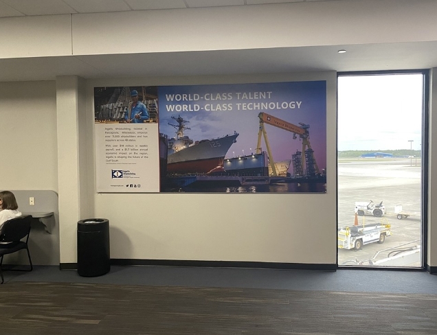 Concourse - Single Tension Fabric Display