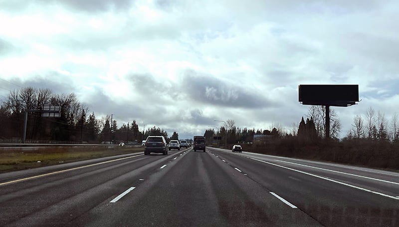 I-5 W/L .35 mi S/O NW La Center Rd WS N F/N Media