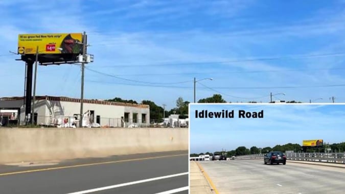 Location photo for E Independence Fwy near Monroe Rd & Bainbridge Rd, East Forest (Charlotte)