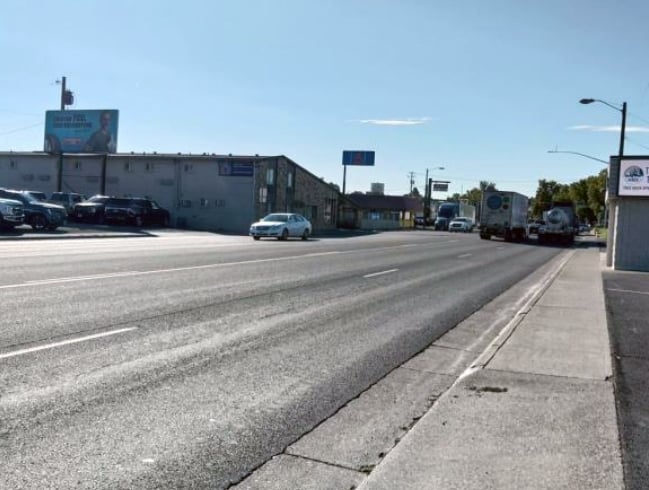 Billboard near Pendleton Round-Up