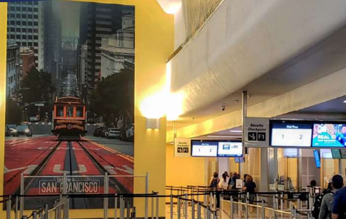 Tension Fabric Display in San Francisco, CA