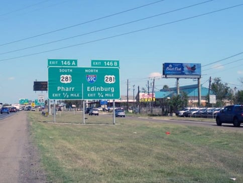 Location photo for I-2 near Pharr Town Center (Pharr)