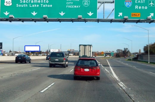 Location photo for W Capitol Ave near Ocean City, MD Mileage Sign (West Sacramento)