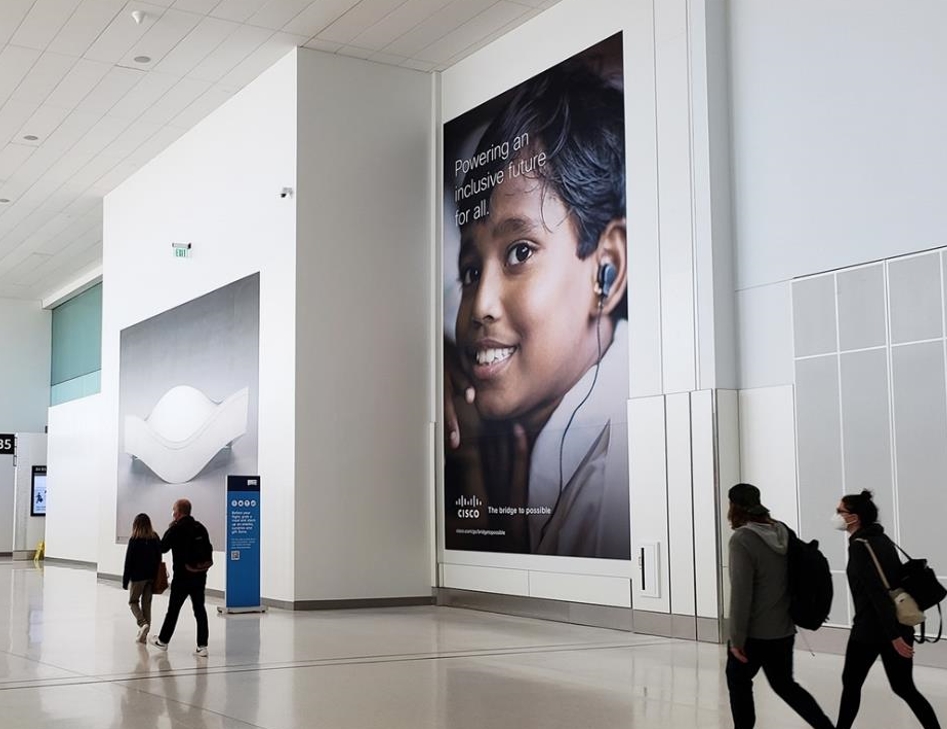 Tension Fabric Display in Millbrae, CA