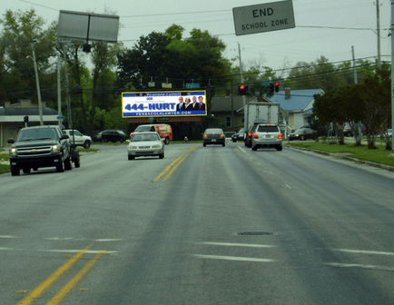Billboard near Blue Angels Homecoming Air Show