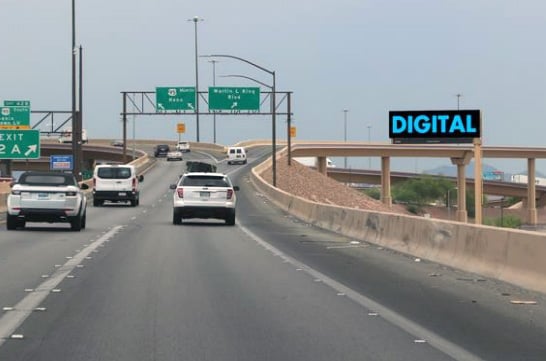 Location photo for SB Martin L King after U.S. 95 (Las Vegas)