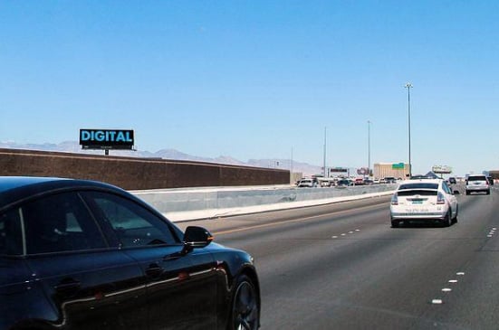 Location photo for E Warm Springs Rd near WB Warm Springs after Paradise (Las Vegas)