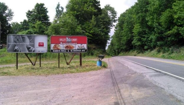 RT 255 5.5 MI NORTH OF DUBOIS INB LEFT PANEL