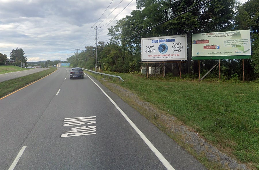 Route 9W N in New Windsor - Left panel Media