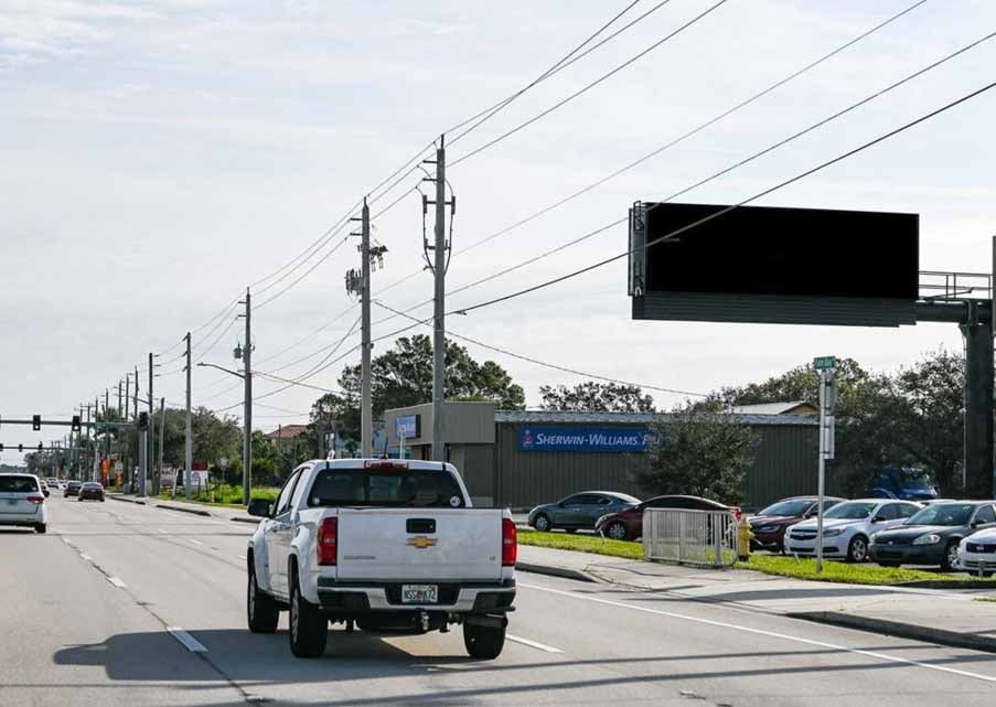 Palm Bay Rd NE, .2 mi W/O Riviera Dr NE; S/S F/W F/W Media