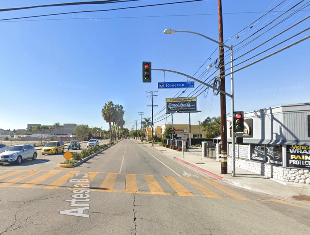 Location photo for Artesia Blvd near Sidhu Moosewala Memorial wall (Artesia)