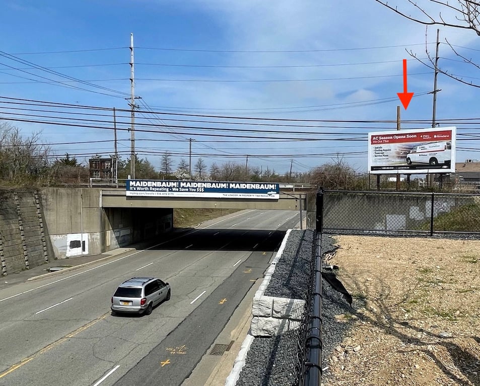 Westbury -E/S Charlotte St S/O Duffy Avenue @LIRR overpass F/S Media