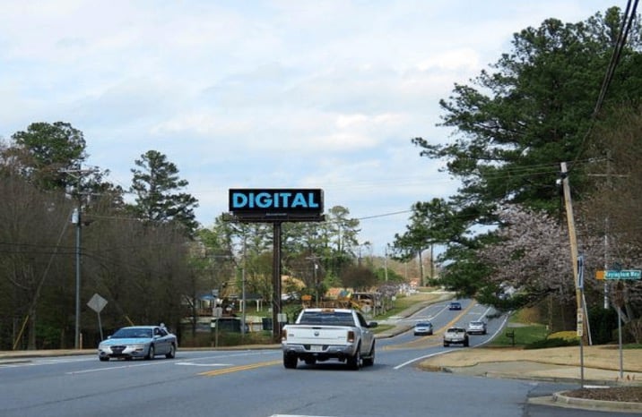 Location photo for GA-9 near Cambridge Stadium (Alpharetta)