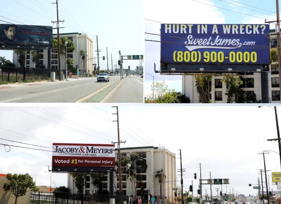 e/l La Cienega Blvd. at San Diego 405 Fwy s/b on-ramp, FN Media