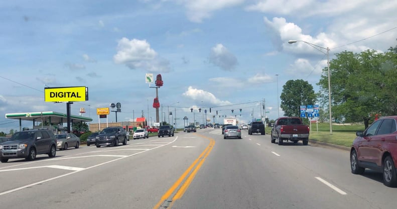 Billboard near Kentucky Bourbon Festival 2026